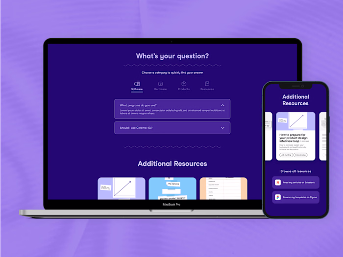 Custom Website for a Design Educator
