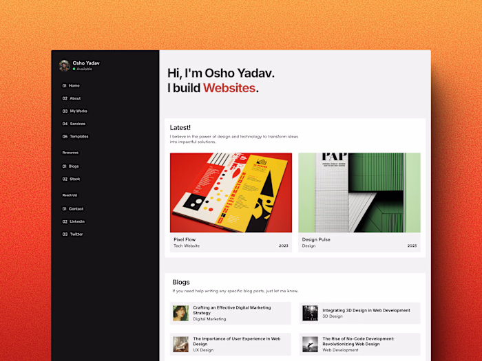 Crescent® - Premium Personal Template