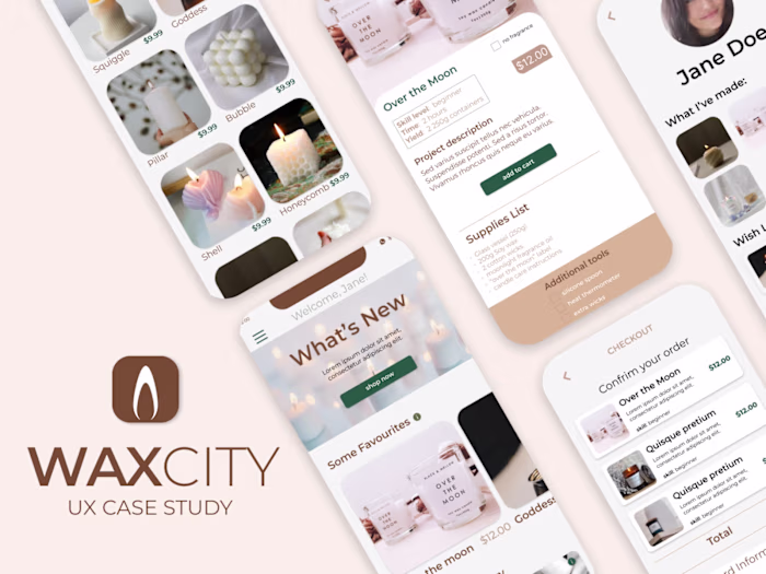 Wax City UX Case Study