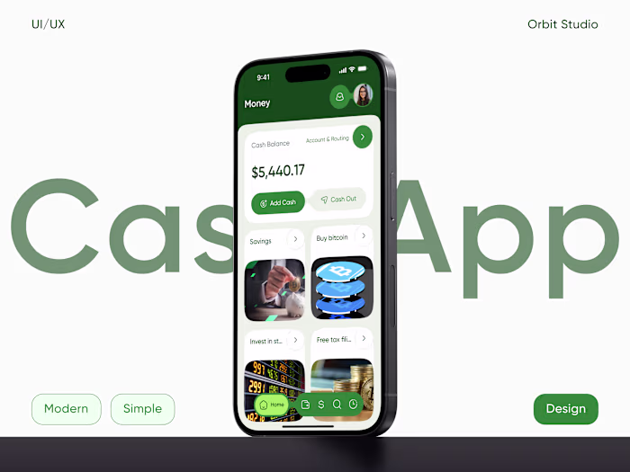 Fintech Banking Mobile App Design