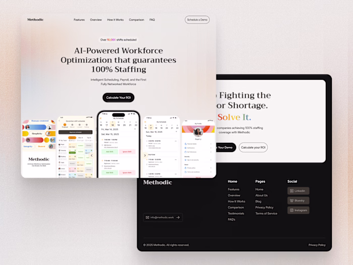 Methodic • A Modern Web Presence for an AI-Powered Platform