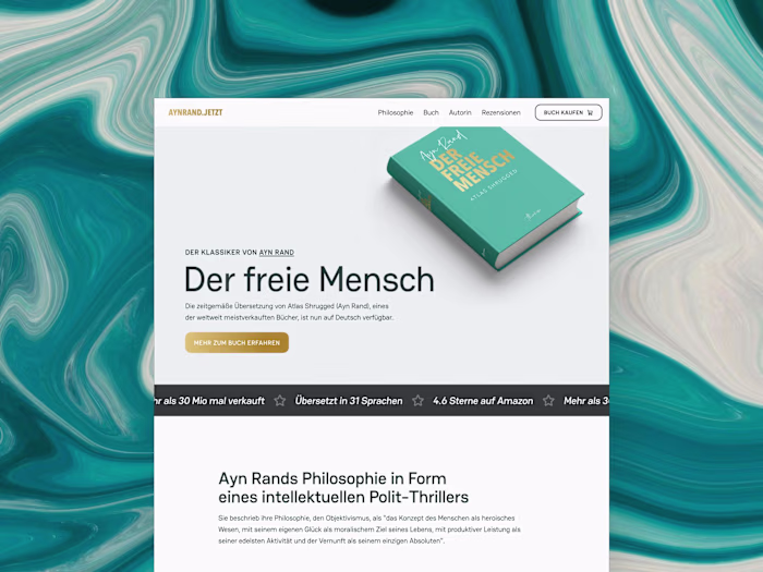 Book Launch Sales Page Design