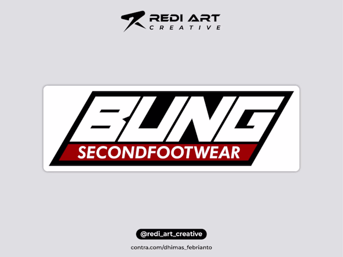 Design Logo Bung Second Footwear