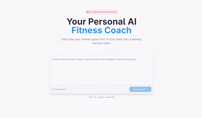 Fitbot - Your Personal AI Fitness Coach