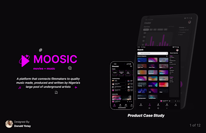 Moosic - Mobile/Tablet App
