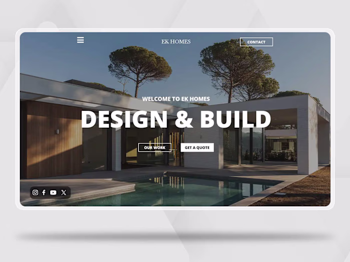 Showcasing a Whole New Look for EK Home Builders