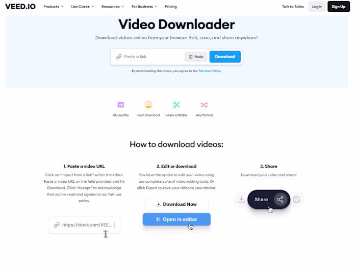 +2.3M visitors and +1.9M MAU with data-driven SEO and CRO @VEED