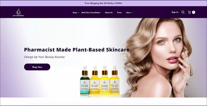 👩🏼‍🔬 Actorganics | Natural Skincare Products