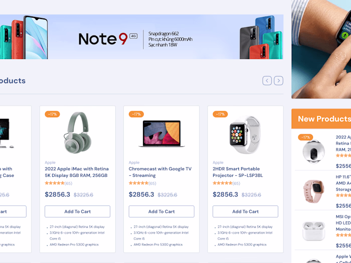 E-commerce Design Replication and Re-design