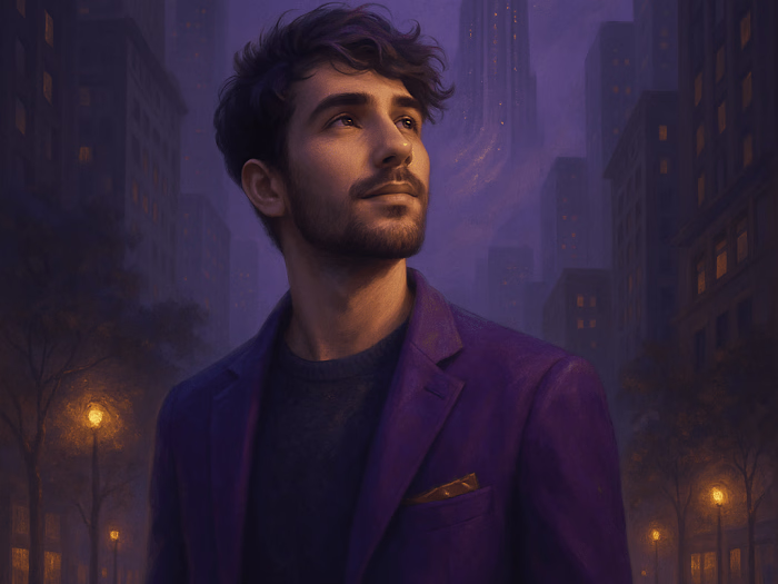 Urban Whisper — Emotional Professionalism in Violet