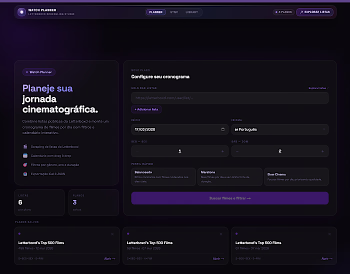 Watch Planner turns any public