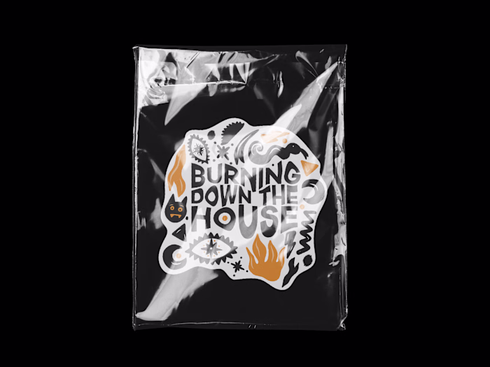 Visual identity for Burning Down The House Festival