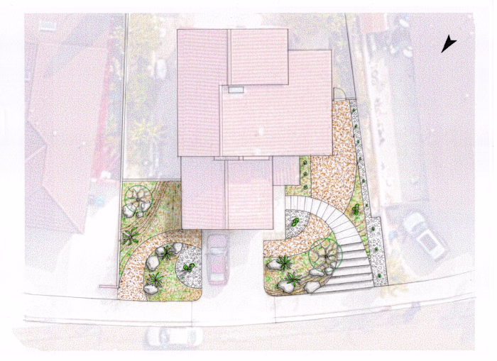 Landscape design illustrations