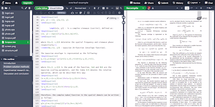 Overleaf / LaTeX