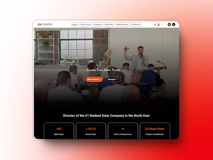 Zachary Dingee Portfolio by Q29 Productions | Wix Website
