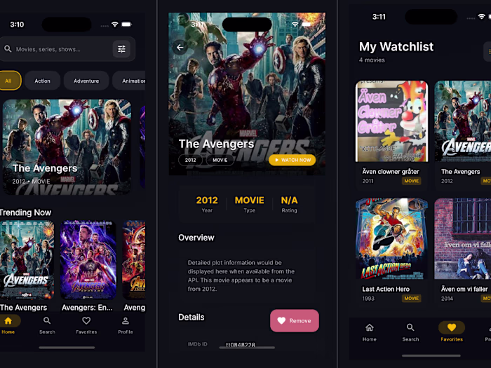Movie App Development with Flutter
