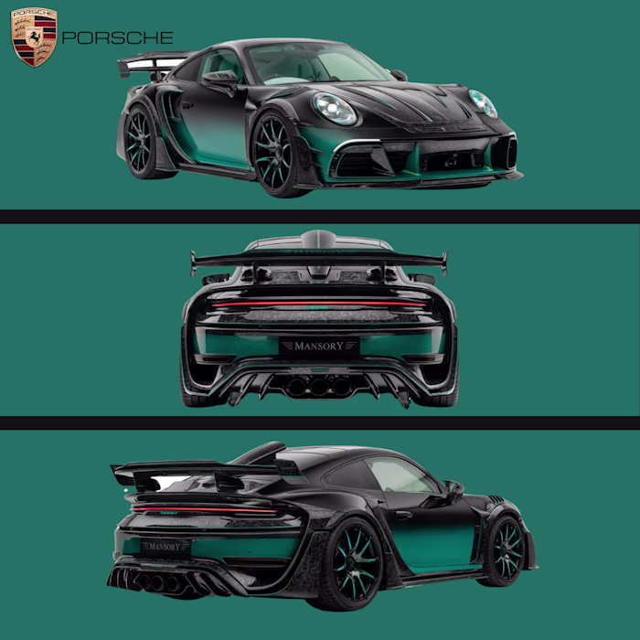 Porsche 911 Turbo By Mansory-Poster