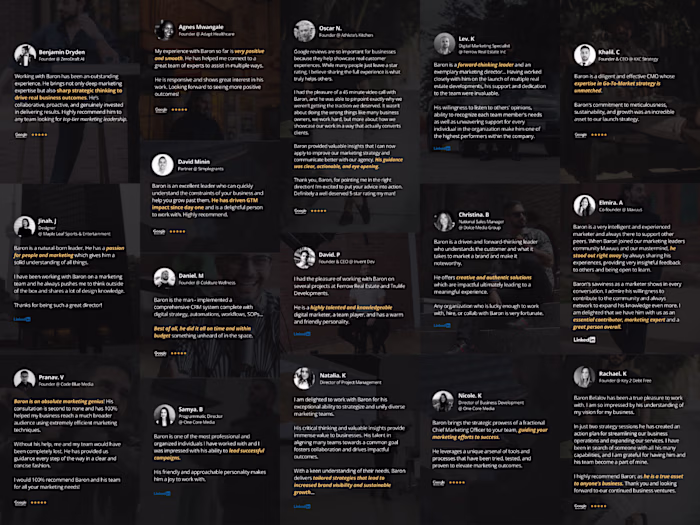 Google Reviews & LinkedIn Recommendations