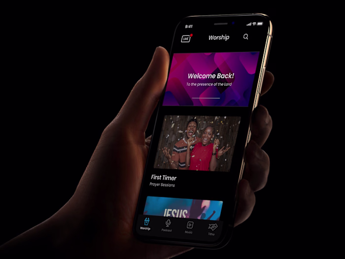 Mobile App Design for Church Community