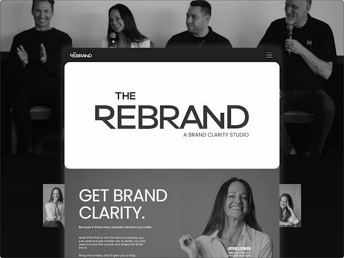 The Rebrand · Template Reconstruction · Framer Web Dev 💻