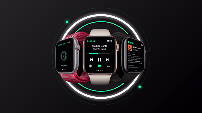 Watch OS(Cosmos)- Apple Watch Music App UI
