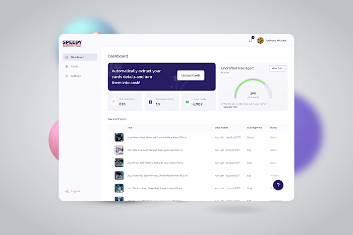 Speedy Card Lister AI
