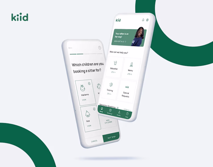 Kiid - Web Application Design