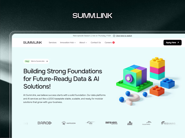 SUMMLINK – Figma to Framer Website Development & Integrations