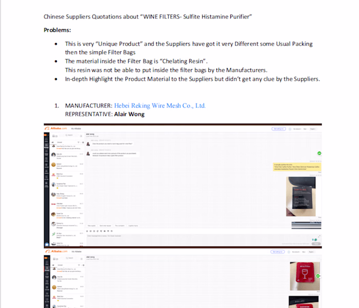 China Souring for Wine Filters