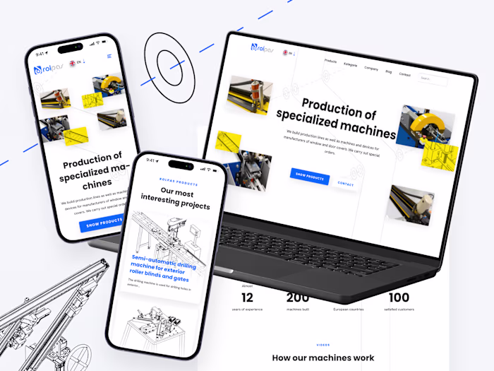 Production company website