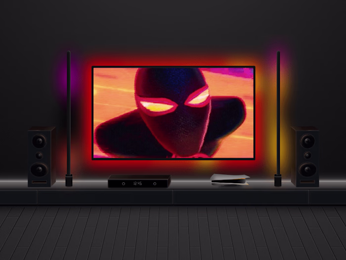 Tv & Ps5 Animation using Html, Css and Js