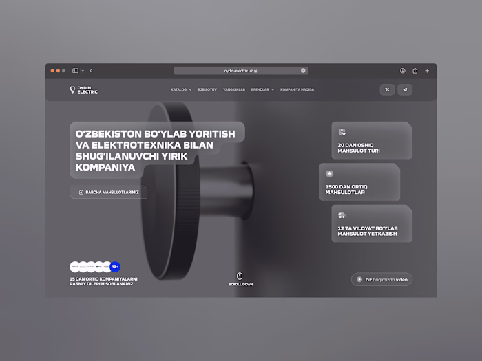 Oydin Electric – Modern Lighting Lamps Catalog with 3D Visuals