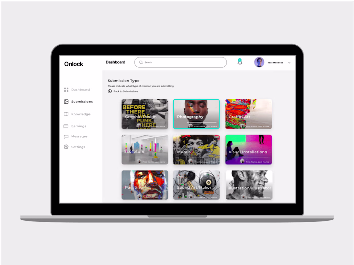 ONLOCK Smart Contracts Portal for Visual Artists