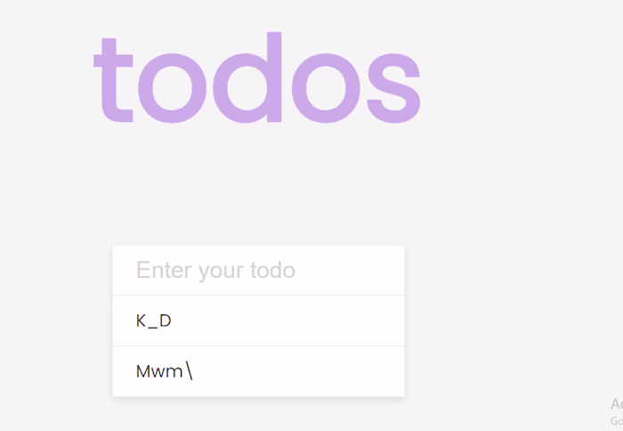 Todo List