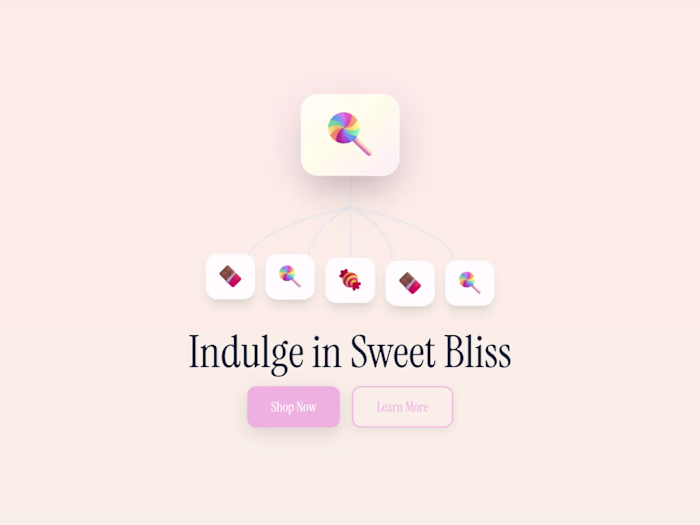 Built a digital candy store