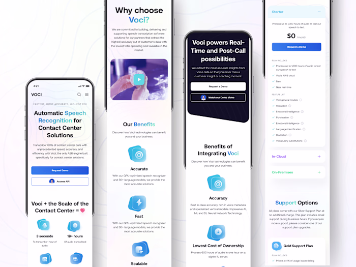Voci Website Redesign
