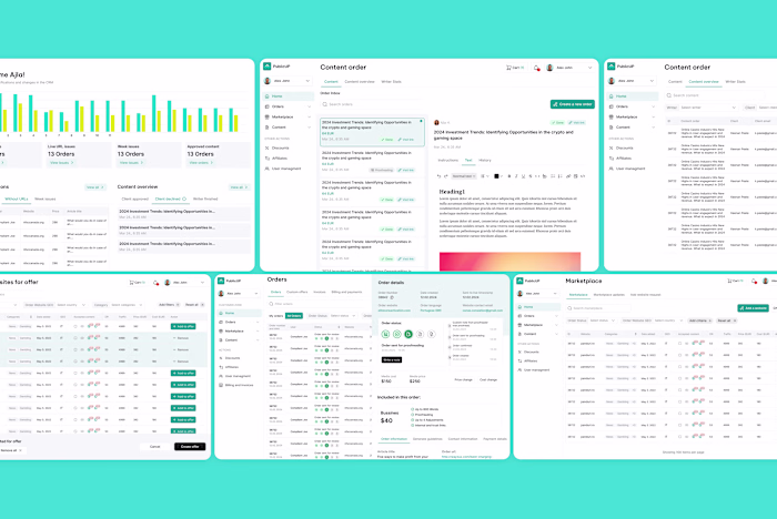 Zentury's CRM and SEO Copywriting Tool 