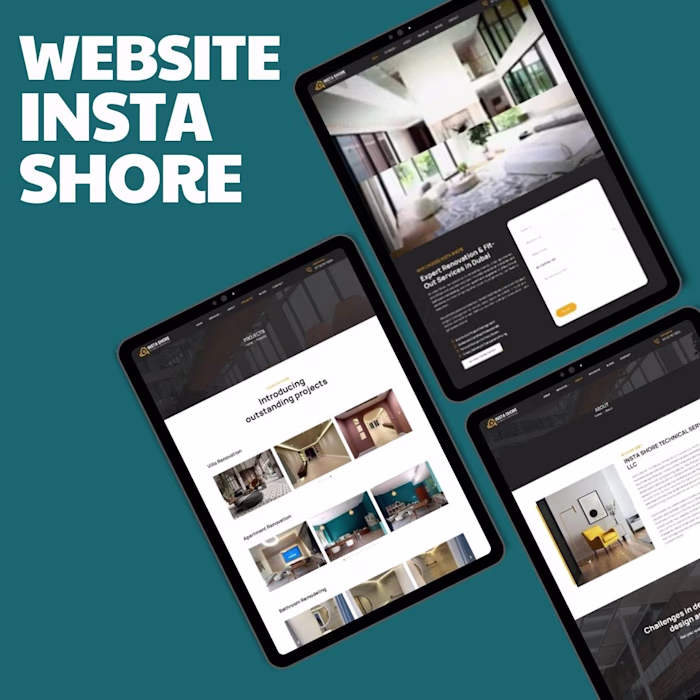 Built modern brand websites optimized