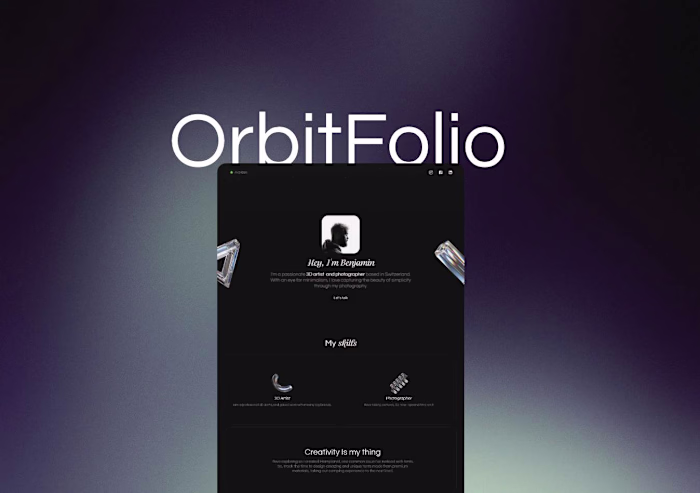 OrbitFolio - Framer