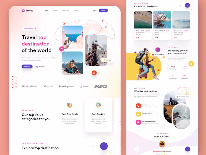 Travel Tour Guide Website