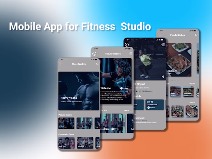 Fitness Studio App