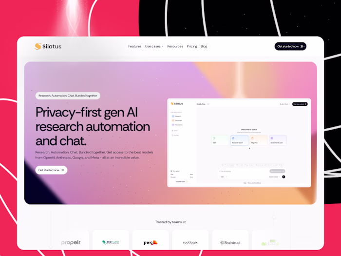 Framer Website Development for Silatus Inc.