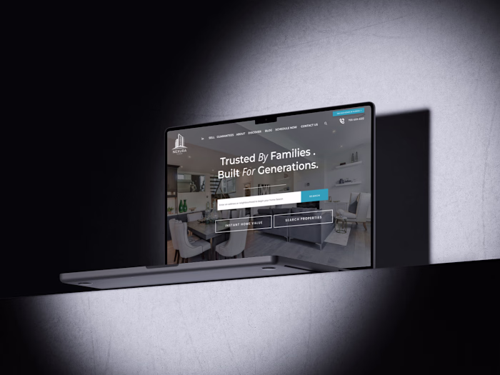 Real Estate Company Landing Page | Web Design