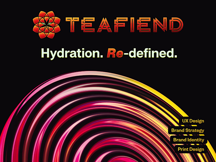 TeaFiend 💫 Branding + Packaging