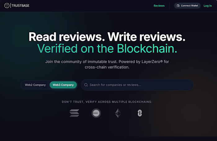 I built a web3 dapp that writes reviews onto the blockchain....