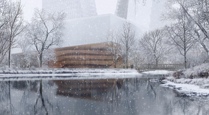 Duett Düsseldorf: V-Shaped Iconic Dancing Duet by Snøhetta