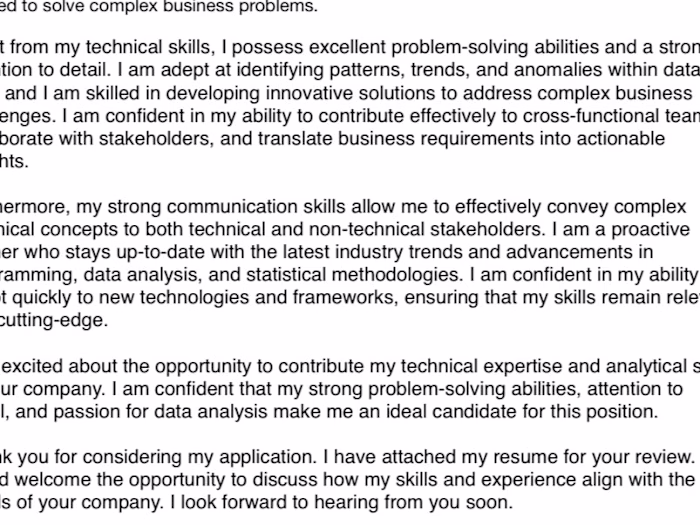 CV Writing Case Study