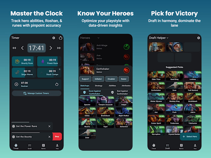 Dota Helper App