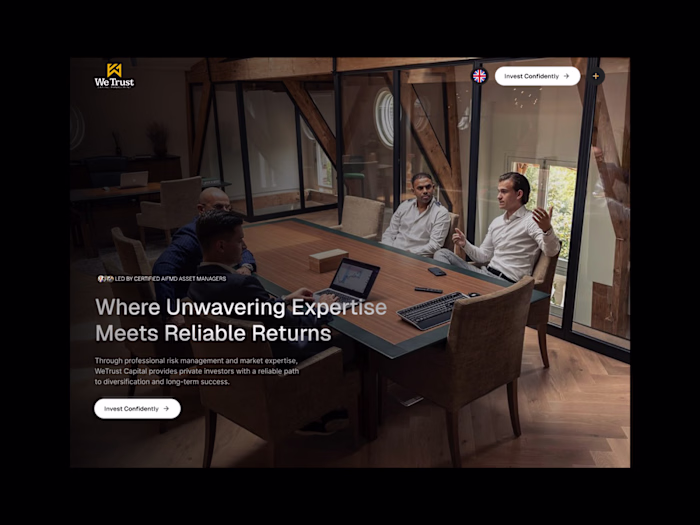 WeTrust Capital Management | Dutch Fund with €15M+ in AUM