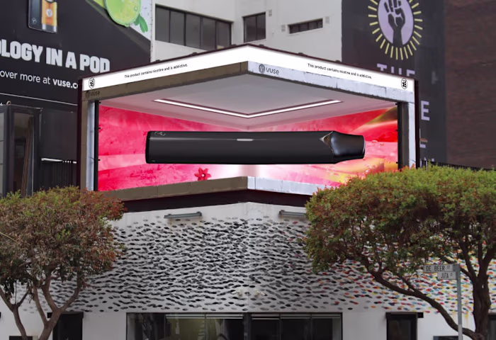 Vuse 3D billboard